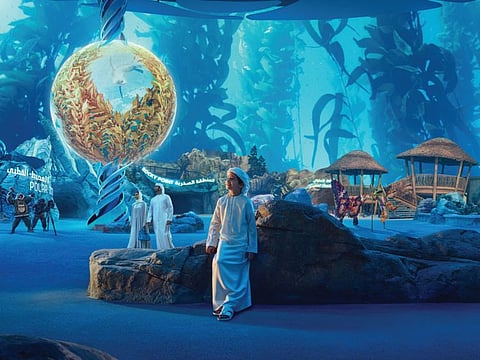 The park’s 'Endless Ocean' features a multi-species aquarium containing more than 25 million litres of water