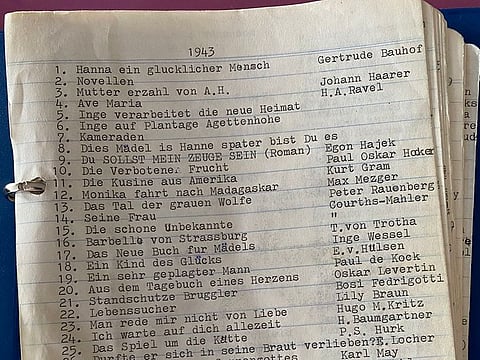 1658 books read over 90 years, a grandmother kept a record of every book she read, list goes viral on Twitter