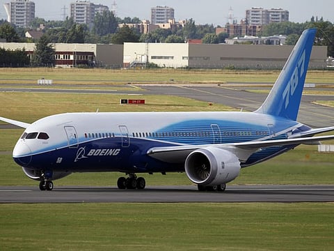 American’s next scheduled 787 Dreamliner would be two years late if Boeing handed over the plane this month, the airline said.