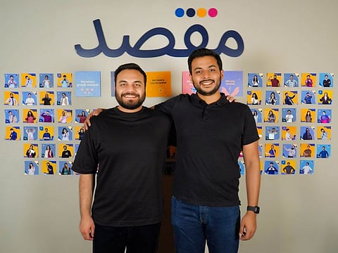 Maqsad co-founders Taha Ahmed (left) and Rooshan Aziz.