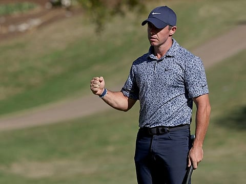 Rory McIlroy reached the semi-finals of the WGC - DELL Technologies Match Play Championship in Texas with both his Saturday matches going to the last green