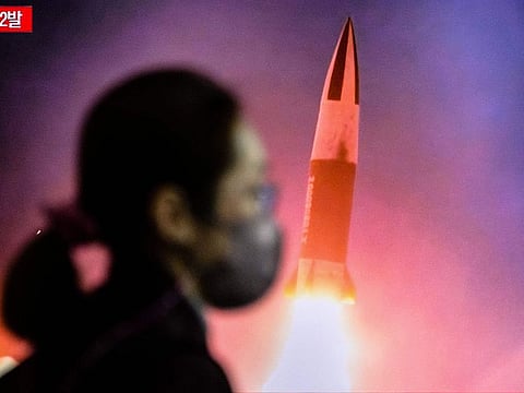 North Korea fired two short-range ballistic missiles, the latest in its flurry of weapons tests in recent weeks.