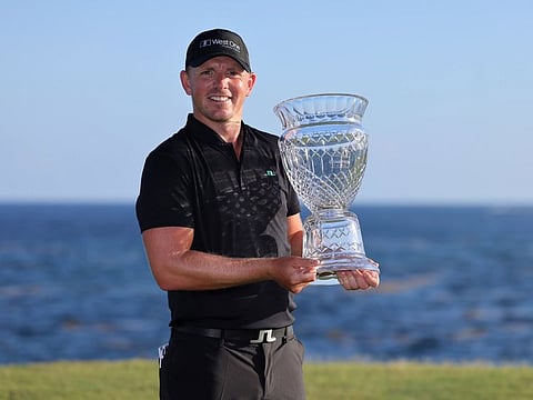 Matt Wallace, winner of the Corales Punta Cana Championship