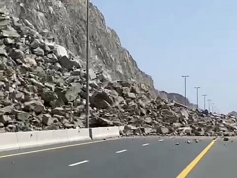 Authorities said they are working hard to reopen the road as soon as possible