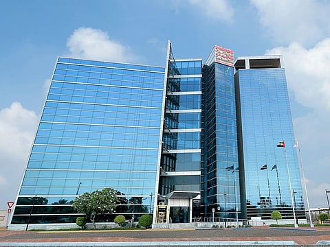 Main building of the General Pension and Social Security Authority in Abu Dhabi