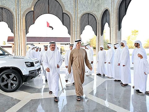 Sheikh Mansour bin Zayed attended an Iftar banquet hosted in his honour by Sheikh Sultan bin Hamdan Al Nahyan.