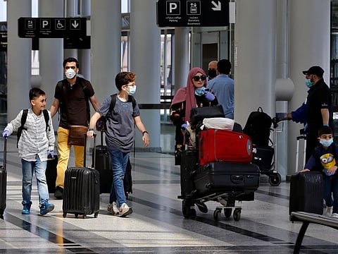 The departure terminal of the Rafik Hariri International Airport in Beirut in a file picture.