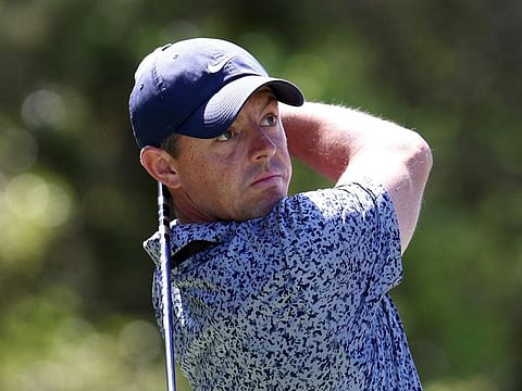 Rory McIlroy uses a TaylorMade Golf Ball
