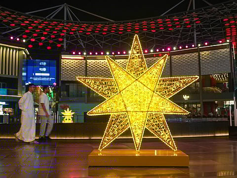 Ramadan decoration at City Walk in Dubai