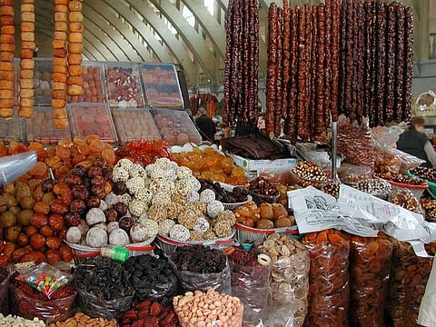 Dried fruit at a market. Picture for illustrative purposes.