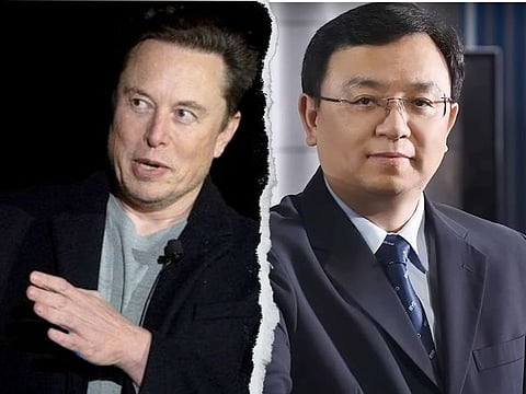 Elon Musk of Tesla (left), and Wang Chuanfu of BYD. They are considered two of the top disruptors of our time.