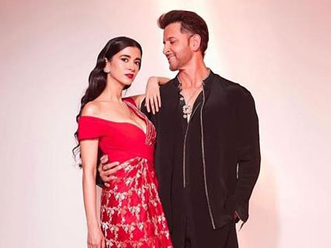 Bollywood actors Saba Azad and Hrithik Roshan