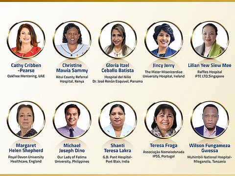 The 10 finalist nurses were selected from more than 52,000 nurses who registered for the award from over 202 countries.