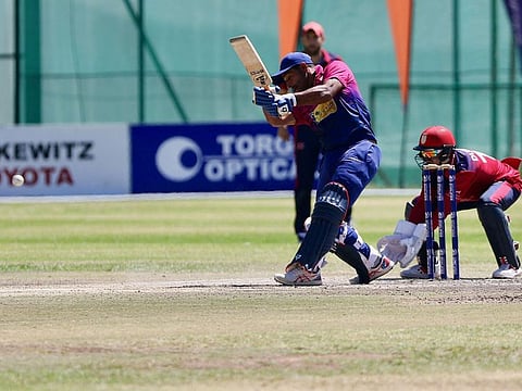 UAE batter Asif Khan continued to torment his rivals with another superlative knock against Jersey in the Playoffs in Namibia.