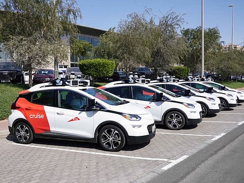 At leave five Chevy Bolt-based autonomous vehicles that will be deployed in the Jumeirah 1 area for road mapping and testing