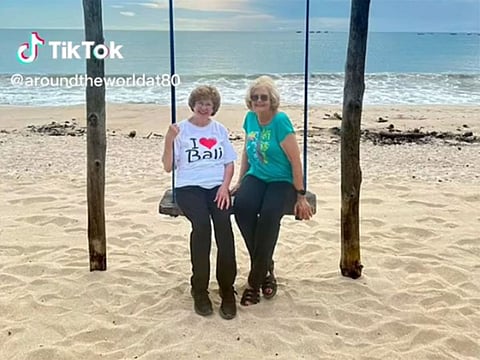81-year-old best friends travel the world in 80 days