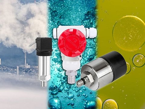 The new range of pressure sensors includes various products to suit different applications