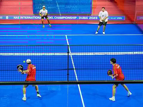 UAE defeated Japan 2-1 to continue their winning march in the NAS International Padel Championship in NAS Sports Tournament.