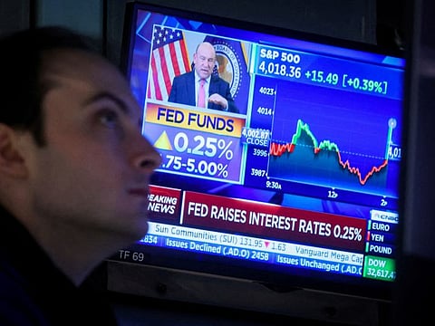 Treasury yields have moved notably lower in the past month on the back of banking system concerns.