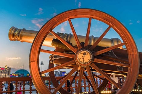 Experience Ramadan cannon firing every day at Global Village