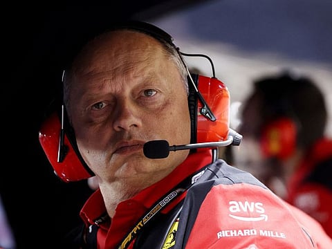 Ferrari team principal Fred Vasseur.