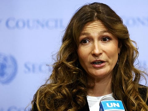 Emine Dzhaparova, First Deputy Foreign Minister of Ukraine in a file photo.