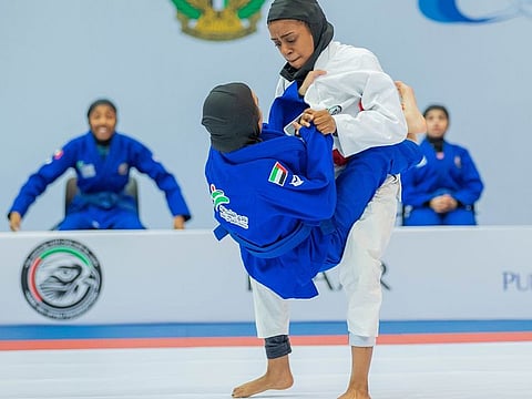 The event was a colourful affair, with male and female athletes from various clubs and academies in the UAE showcasing their skills and talents.