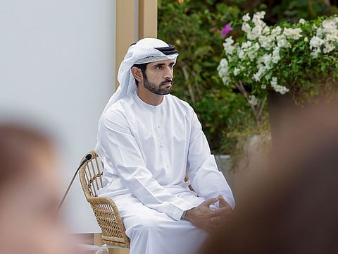 Sheikh Hamdan bin Mohammed bin Rashid Al Maktoum, Crown Prince of Dubai, Chairman of The Executive Council of Dubai, and Chairman of the Board of Trustees of the Dubai Future Foundation, at the launch of the programme on Sunday