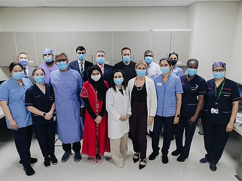 A team of experts at the Comprehensive Cancer Centre at Mediclinic City Hospital successfully performed prostate brachytherapy using state-of-the-art equipment including the Varian GammaMed HDR brachytherapy machine and BK 5000 ultrasound machine