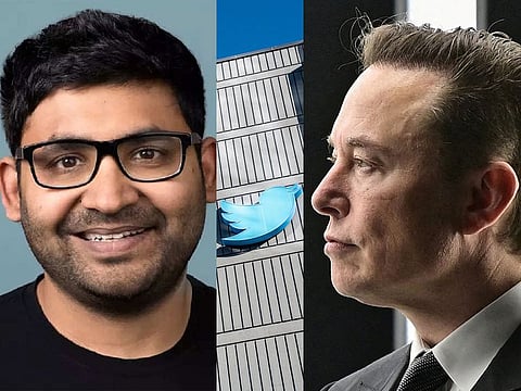 A combination of Parag Agrawal, left, and Elon Musk (File photos)