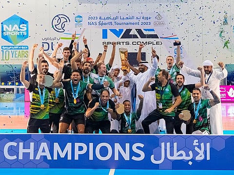 Al Jawareh lost the final last year to Emperor, but emerged winners this time.