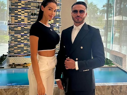 Omar Naguib, Founder and CEO, ON Real Estate, with influencer Nabilla Vergara