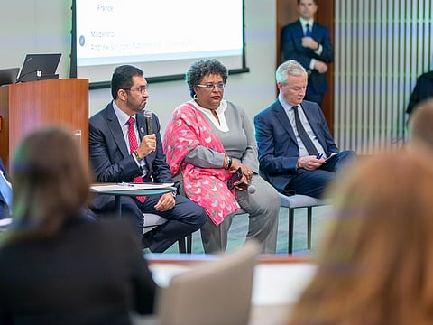 Al Jaber also called for developed countries to follow through on an unfulfilled promise to provide developing nations with $100 billion a year to fight climate change.