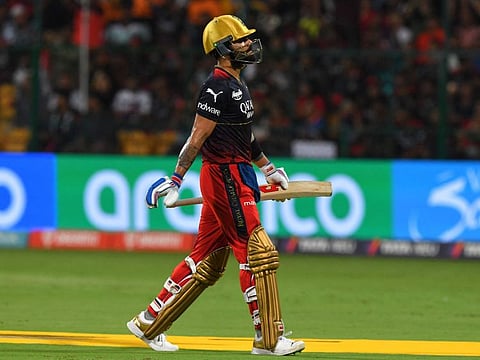 Royal Challengers Bangalore's Virat Kohli.