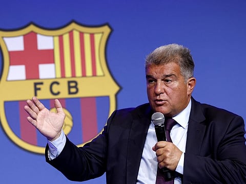 Barcelona president Joan Laporta.