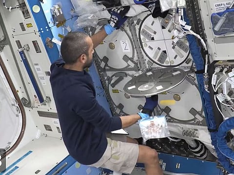 Sultan AlNeyadi aboard the ISS.