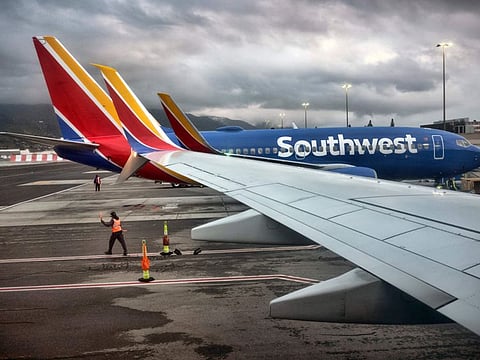 By late morning on the East Coast, more than 1,500 Southwest flights had been delayed, according to FlightAware.