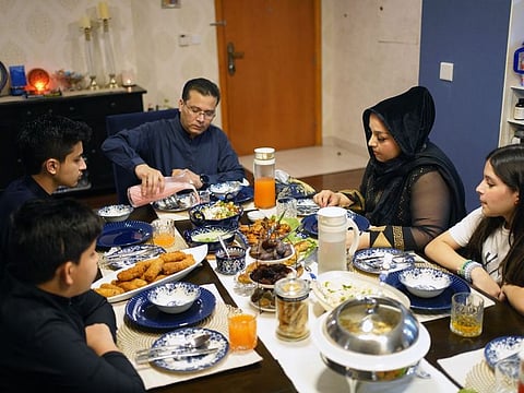 A family in Dubai shares the traditional Iftar experience during Ramadan. The UN body said that “the iftar practice is typically transmitted within families, and children and youth are often entrusted with preparing components of traditional meals”.