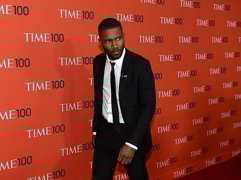 File photo of R&B singer Frank Ocean.