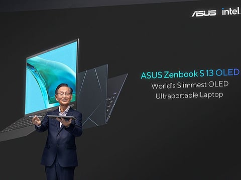 Jonney Shih Presents Zenbook S 13 OLED, the world's slimmest OLED ultraportable laptop