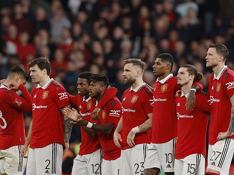 Manchester United players had some anxious moments before winning the FA Cup semifinals on Sunday.