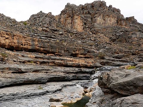 Wadi Damm in Damm, Oman, April 20, 2023. A massive tornado accompanied by thunderclouds hit the Wilayat of Ja’alan Bani Bu Ali in South Al Sharqiyah Governorate of Oman on Saturday.