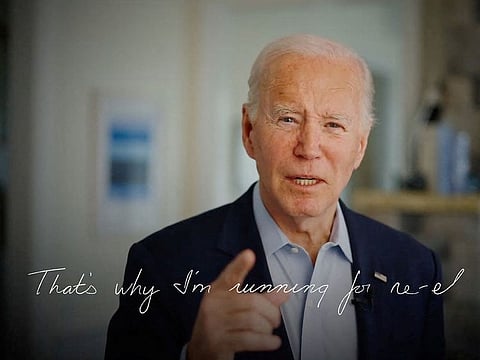 Biden formally announced that he is running for reelection in 2024