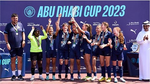 Winners of the 2023 edition of the Abu Dhabi Cup, which will return in February 2024.