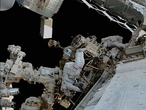 The much-anticipated event was live-streamed by the Mohammed Bin Rashid Centre (MBRSC), the agency behind the UAE Astronaut Programme in Dubai, from 4.30pm UAE time.