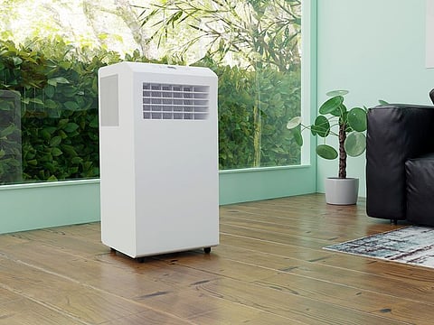 Portable AC units remove warm air and replace it with cool currents just like stationary ACs, except they can be rolled to any part of the house as well.