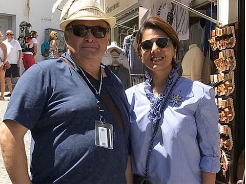 Rishi Kapoor with Neetu Kapoor