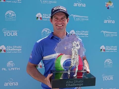 Ricardo Gouveia, winner of the Abu Dhabi Challenge