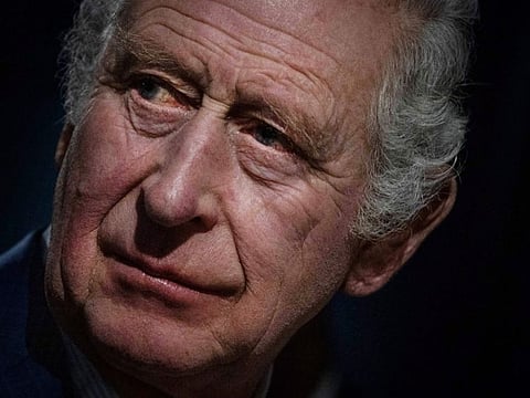 In this file photo taken on January 26, 2023 Britain's King Charles III looks on during a visit of the Africa Centre, in Southwark, Greater London.