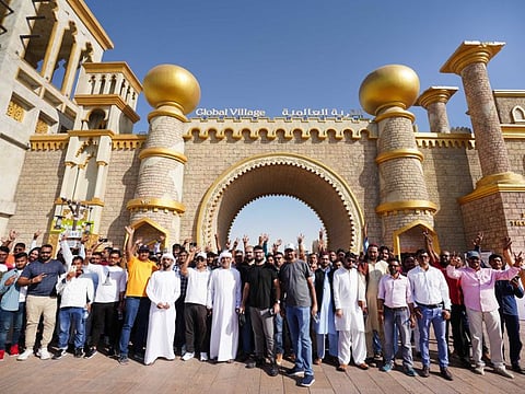 Staff of Dubai's Roads and Transport Authority had an outing to Global Village